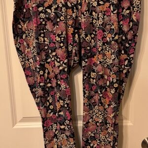 Cottagecore Floral Knit Pants – Discontinued Print 🌸🖤